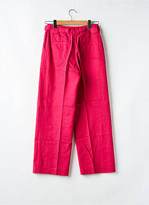 Pantalon large tissage popeline taille normale rose DES PETITS HAUTS femme