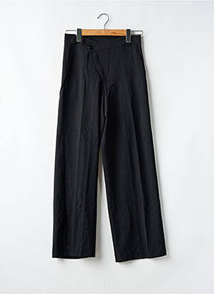 Pantalon droit stretch taille normale noir JANIS & JOHN femme