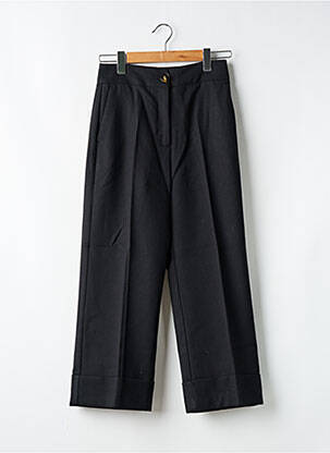 Pantalon large fermeture zippée sous rabat boutonné taille normale noir SÉZANE femme