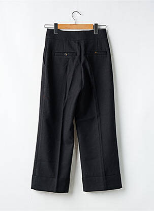 Pantalon large tissage popeline taille normale noir SÉZANE femme