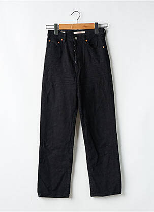 Jeans coupe droite taille normale taille normale noir LEVI'S femme