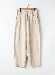 Jeans coupe large  taille normale beige H&M femme