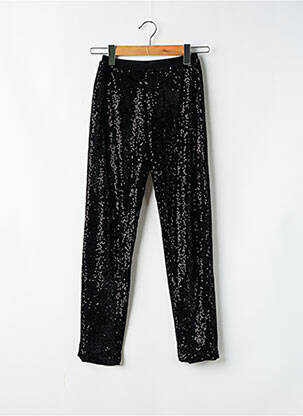 Pantalon slim taille élastique taille normale noir MODETROTTER femme