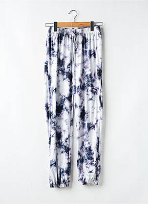 Pantalon droit stretch taille normale blanc SANS MARQUE femme