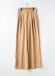 Pantalon large beige ZARA pour femme seconde vue
