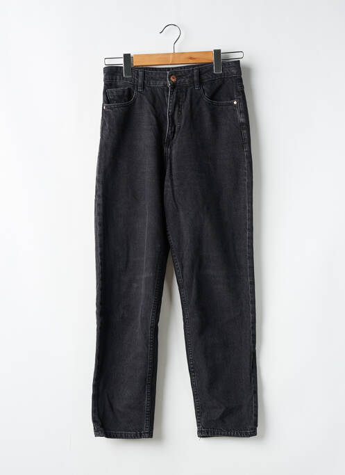 Jeans coupe droite noir ZARA pour femme