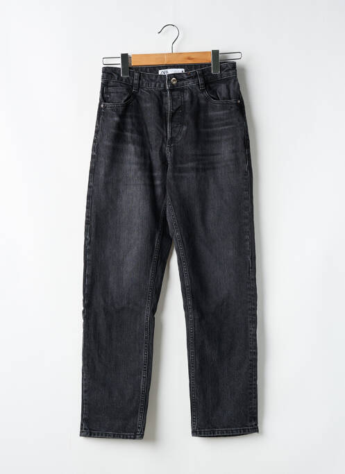 Jeans coupe droite noir ZARA pour femme