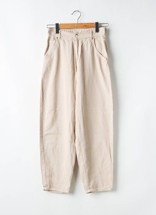 Jeans coupe large beige H&M pour femme