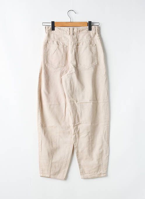 Jeans coupe large beige H&M pour femme