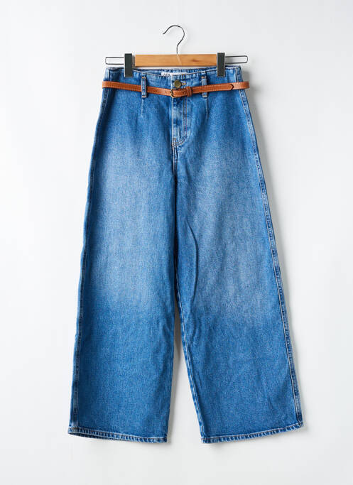 Jeans coupe large bleu ZARA pour femme