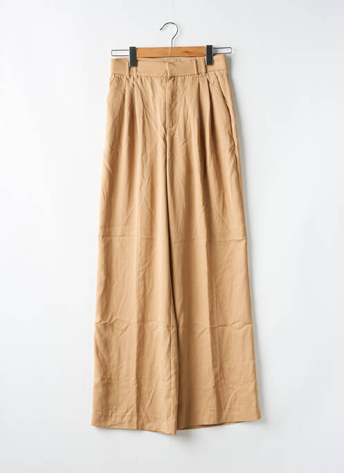 Pantalon large beige ZARA pour femme