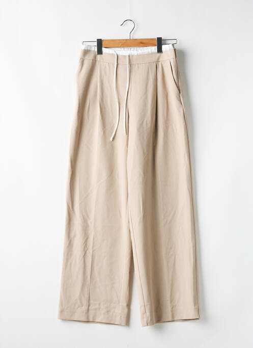 Pantalon large beige ZARA pour femme