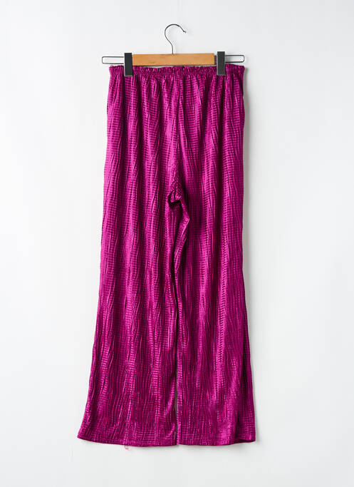 Pantalon large violet JANIS & JOHN pour femme