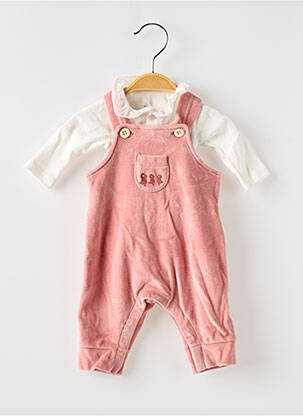 Ensemble pantalon resserrée sur le bas rose PETIT BATEAU fille