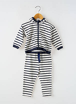 Ensemble pantalon taille élastique bleu PETIT BATEAU garçon