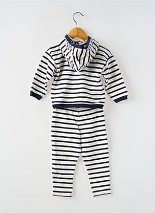 Ensemble pantalon taille élastique bleu PETIT BATEAU garçon