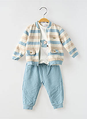 Ensemble de sport col rond bleu MAYORAL garcon
