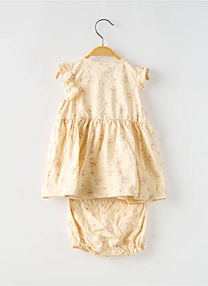 Ensemble short imprimé fleurs beige PETIT BATEAU fille