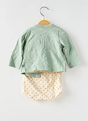 Ensemble pantalon manches longues vert PETIT BATEAU fille