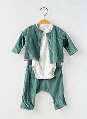 Ensemble pantalon vert PETIT BATEAU pour fille seconde vue