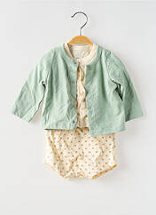 Ensemble pantalon vert PETIT BATEAU pour fille seconde vue