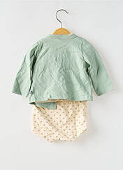 Ensemble pantalon vert PETIT BATEAU pour fille seconde vue