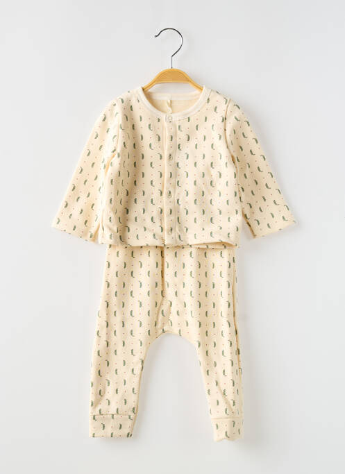 Ensemble pantalon beige PETIT BATEAU pour fille