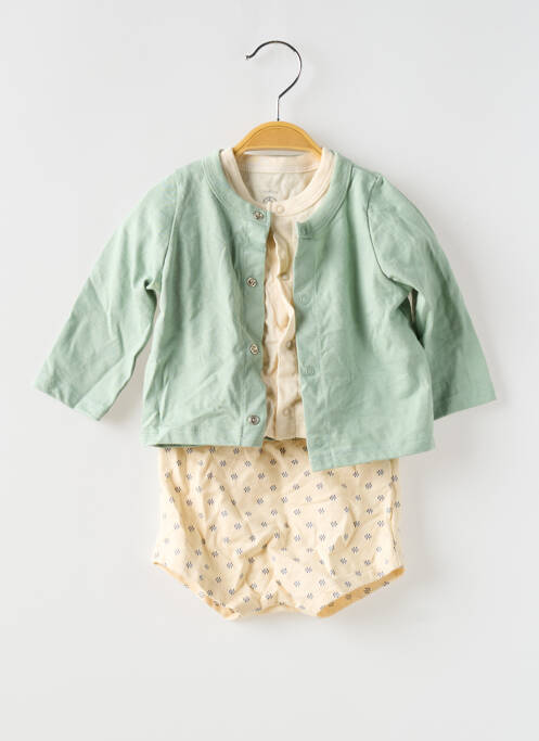 Ensemble pantalon vert PETIT BATEAU pour fille
