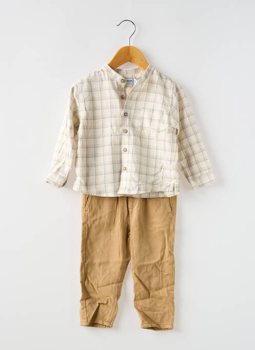 Ensemble pantalon beige MAYORAL pour garçon