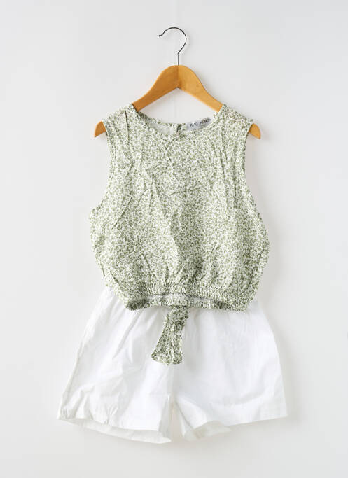 Ensemble short vert MINI MIGNON pour fille
