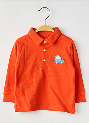 Polo manches longues manches longues orange MAYORAL garçon