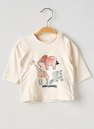 T-shirt manches longues manches longues beige NAME IT garçon