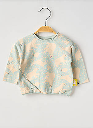 T-shirt manches longues manches longues bleu MOULIN ROTY garçon