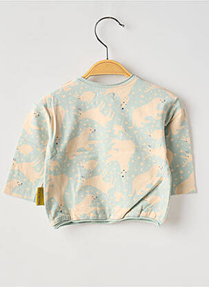 T-shirt manches longues manches longues bleu MOULIN ROTY garçon