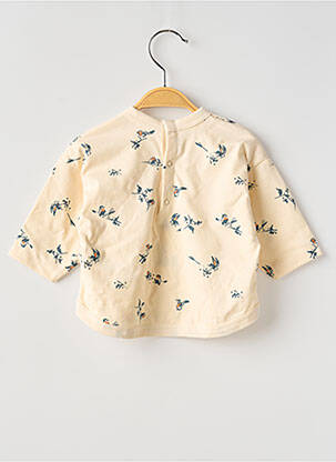 T-shirt manches longues manches longues beige PETIT BATEAU enfant
