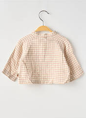 Chemise manches longues marron MOULIN ROTY pour garçon seconde vue