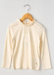 T-shirt beige PETIT BATEAU pour fille seconde vue