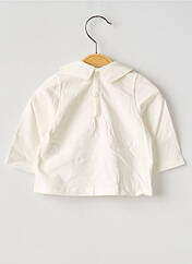 T-shirt blanc PETIT BATEAU pour fille seconde vue