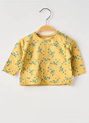 T-shirt jaune MOULIN ROTY pour fille seconde vue