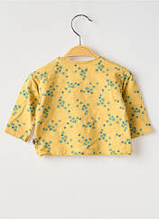 T-shirt jaune MOULIN ROTY pour fille seconde vue