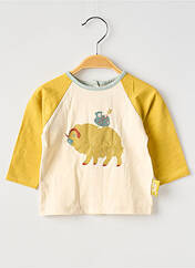 T-shirt jaune MOULIN ROTY pour garçon seconde vue