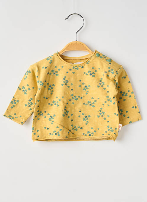 T-shirt jaune MOULIN ROTY pour fille