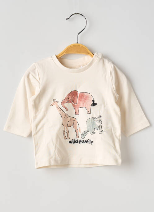 T-shirt beige NAME IT pour garçon