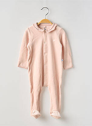 Pyjama fermeture pressionnée à l'entrejambe rose PETIT BATEAU fille