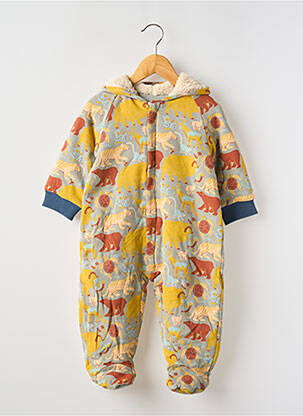 Combi-pantalon coupe cintrée manches longues jaune MOULIN ROTY garçon