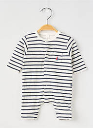 Combi-pantalon coupe cintrée manches longues bleu PETIT BATEAU garcon