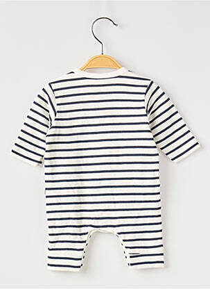 Combi-pantalon coupe cintrée manches longues bleu PETIT BATEAU garcon