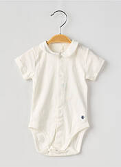 Body lingerie blanc PETIT BATEAU pour fille seconde vue