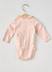 Body lingerie rose PETIT BATEAU pour fille seconde vue