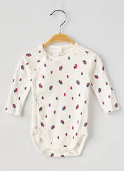 Body lingerie blanc PETIT BATEAU pour garçon seconde vue